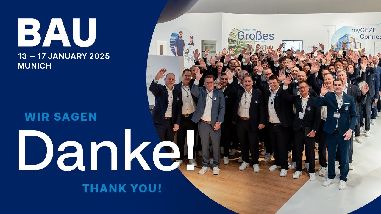 GEZE at BAU 2025 | Trade fair highlights 